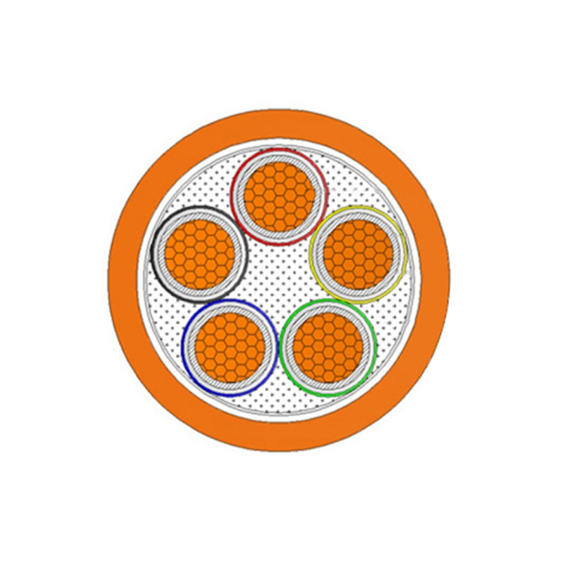Cábla Solúbtha Cruthúnas Dóiteáin Do Voltas Rátáil 0.6/1kV