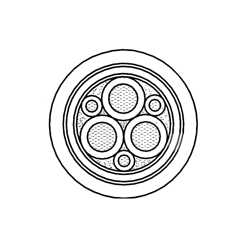 Cábla Soláthair Cumhachta de Voltas Rátáilte suas go dtí 6kV le haghaidh Trasfhoirmeora Minicíochta agus lena n-áirítear