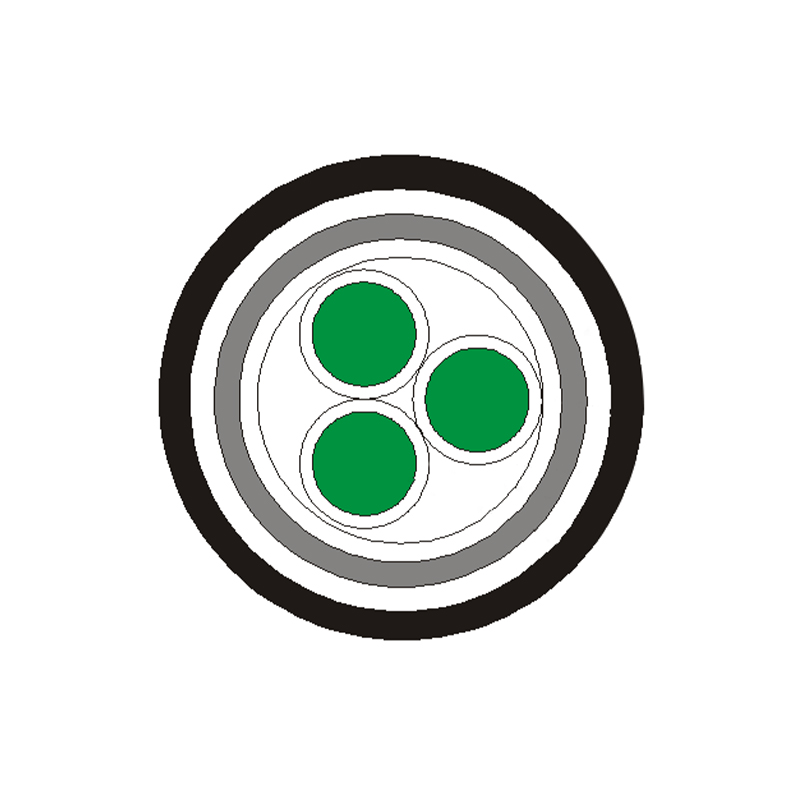 Voltas Cábla Rialaithe Ardteochta Frithsheasmhach in aghaidh suas le agus 0.6/1kV san áireamh