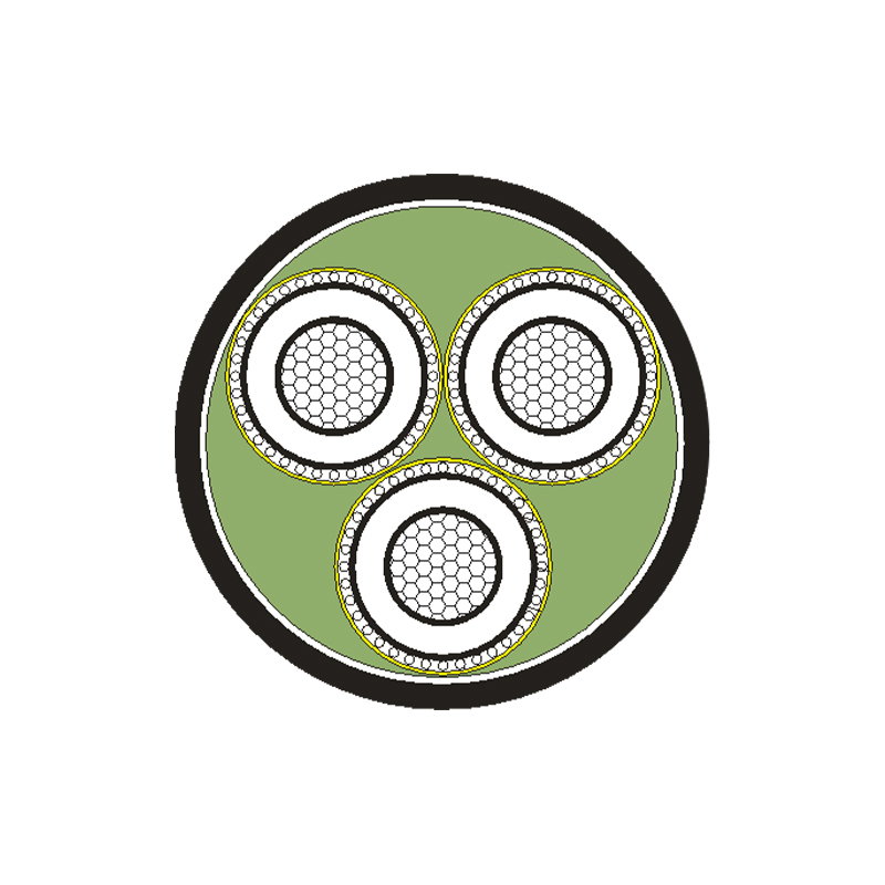 Cábla Cumhachta Inslithe XLPE Do Voltas Rátáil 3.6/6kV -26/35kV